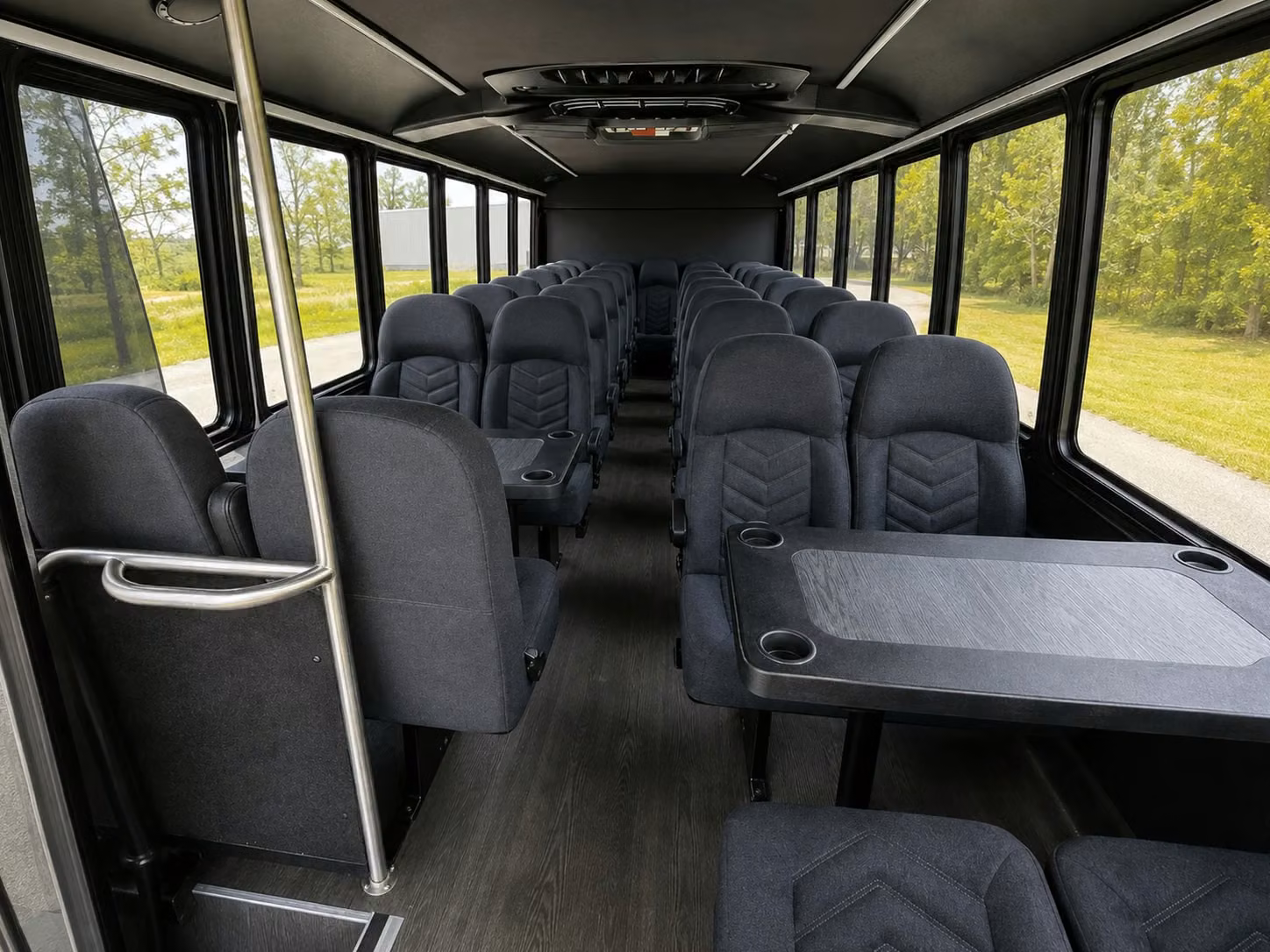 15 passenger minibus interior