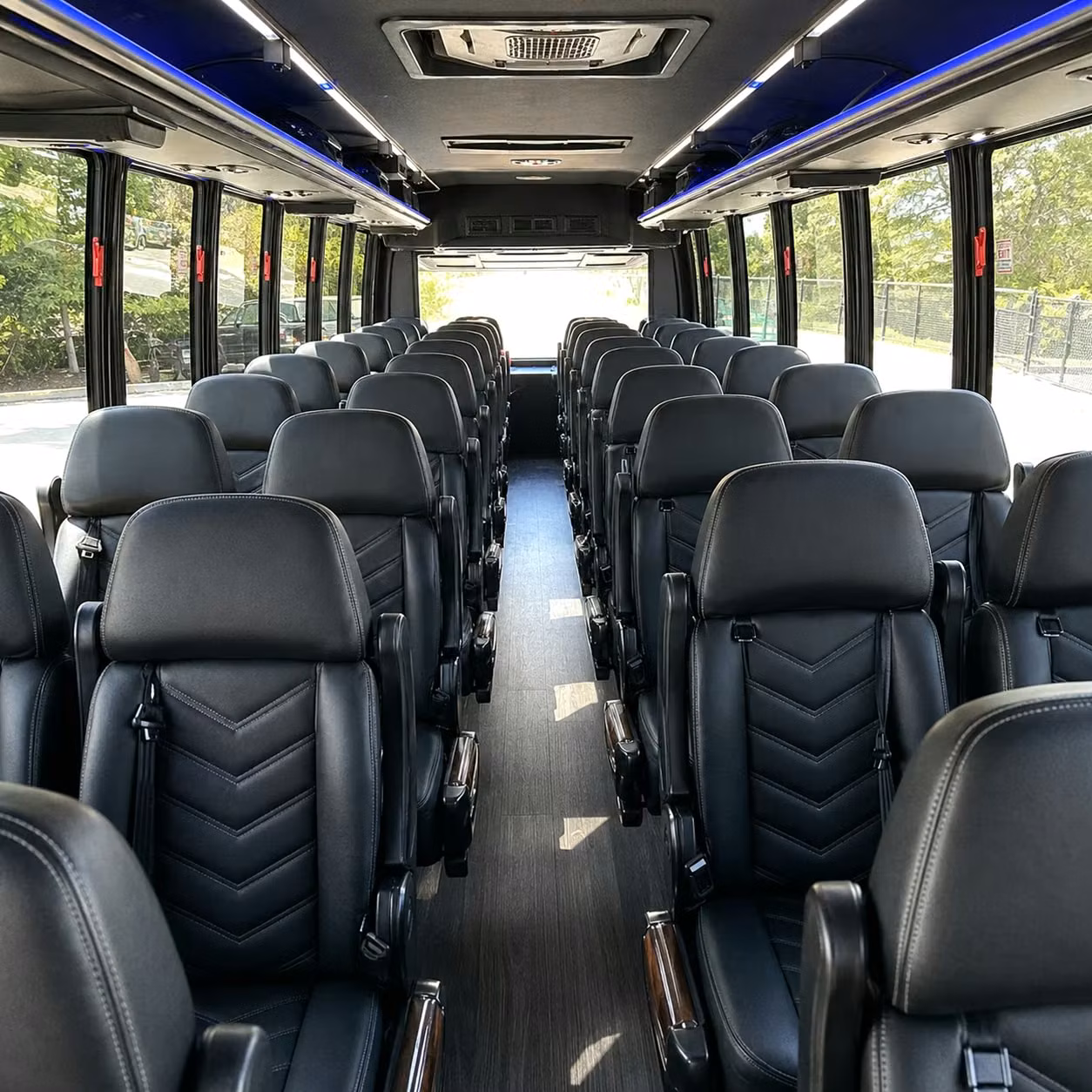 28 passenger minibus inside