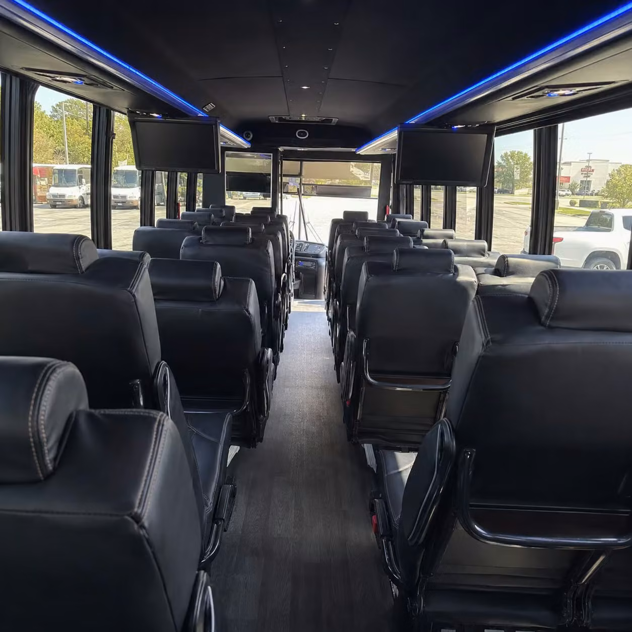 35 passenger minibus inside