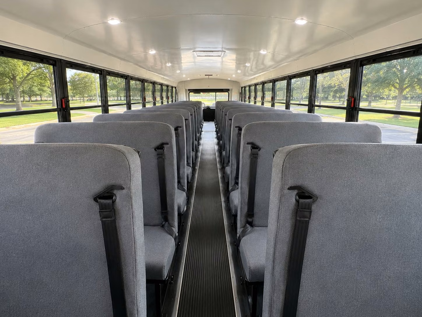 school bus interior